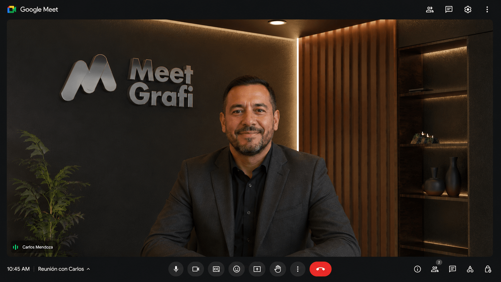 Carlos Mendoza on Google Meet